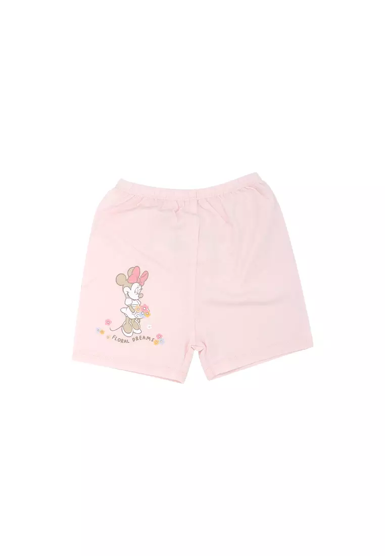 Baby Girl Licensed Newborn Essentials Regular Shorts Pack of 3 "Blooming"