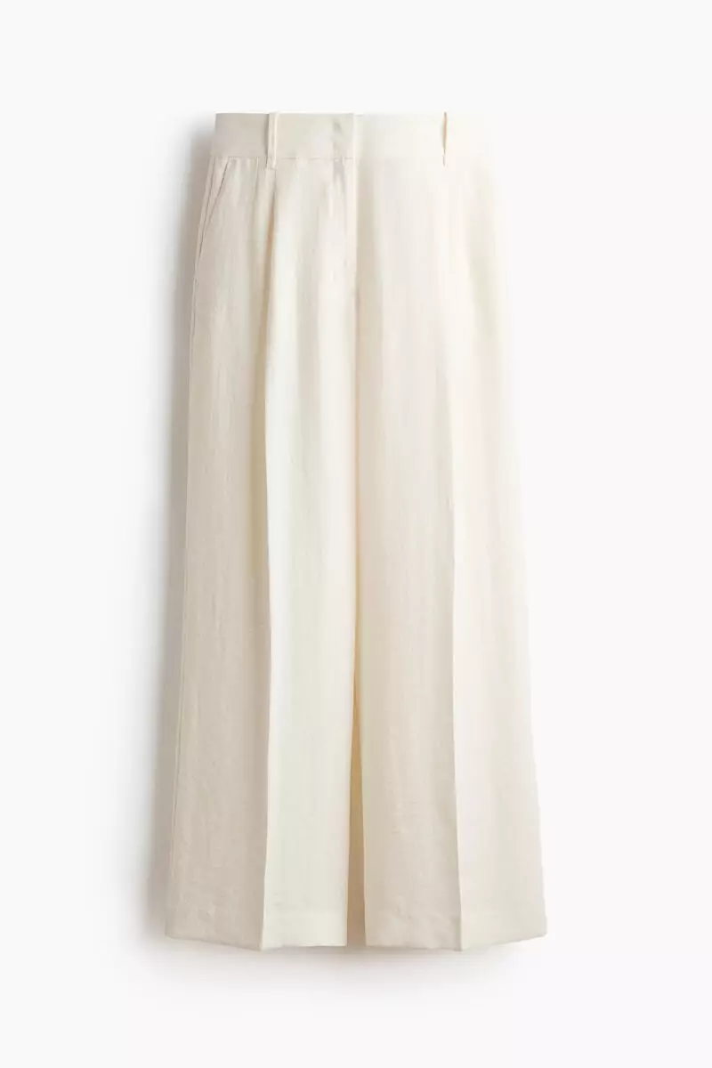 Wide tailored trousers