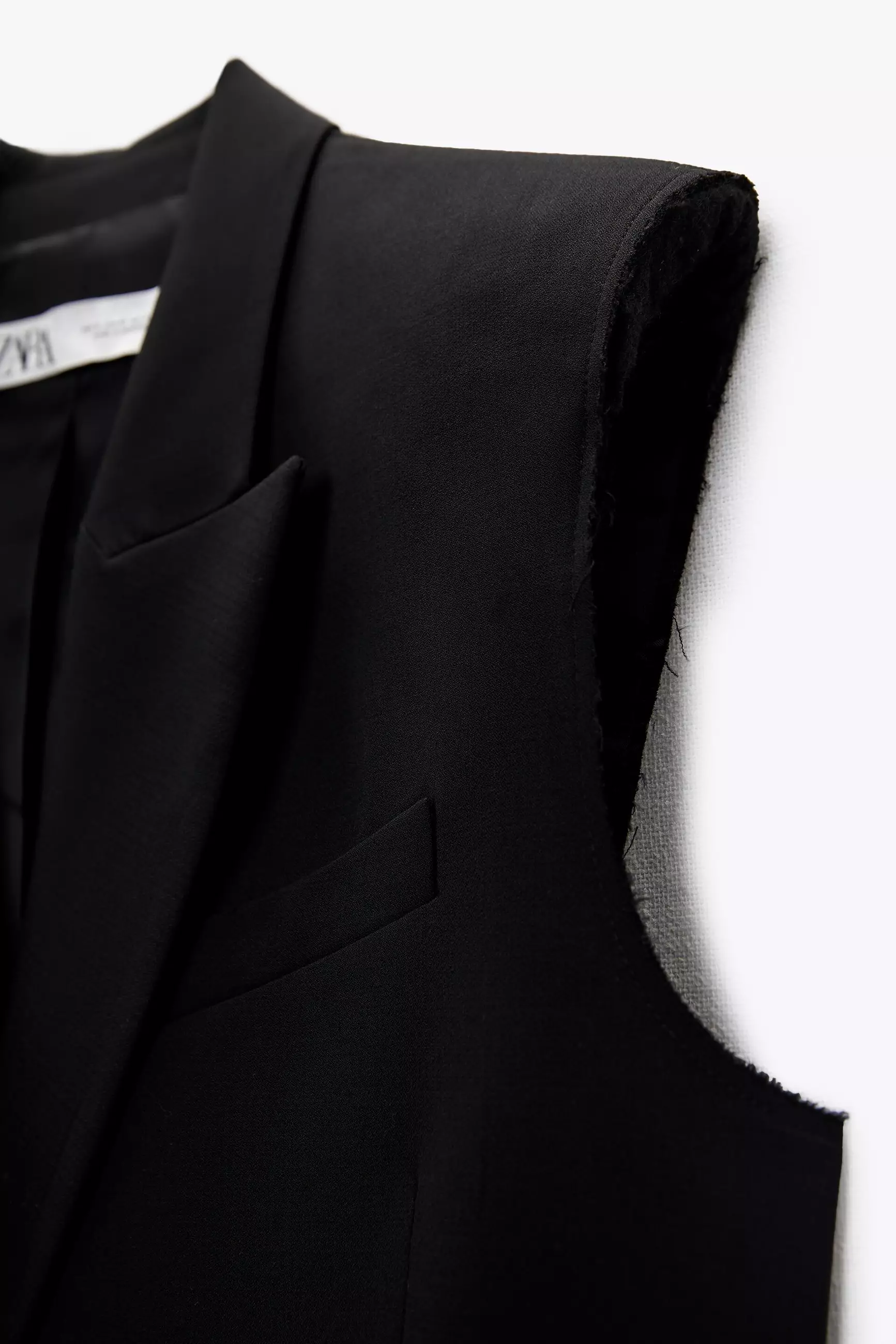 Wool Blend Short Waistcoat