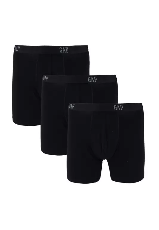 3 Packs Basic Boxer Briefs