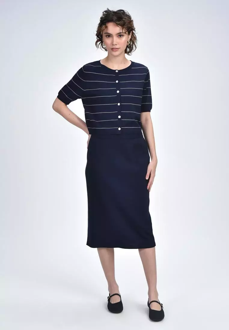 Women's Knit Midi Skirt