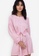 ZALORA BASICS pink Balloon Sleeve Dress 1F2DCAA139182EGS_3