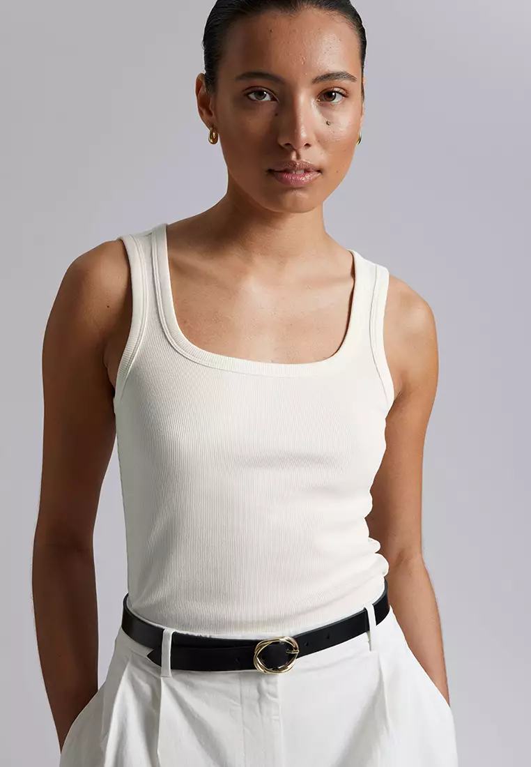Buy Other Stories Ribbed Vest Top 2024 Online ZALORA Singapore