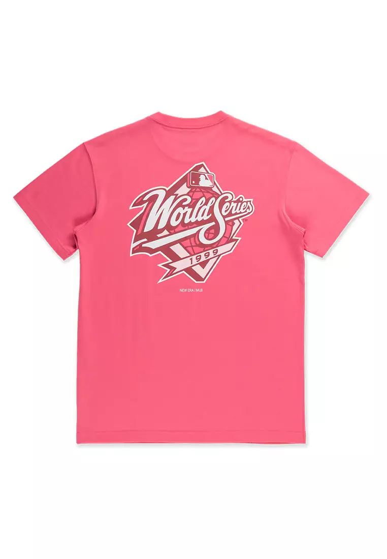 NE New York Yankees 5950 Pack Catchers Coral COOLERA Short SLeeve T-Shirt