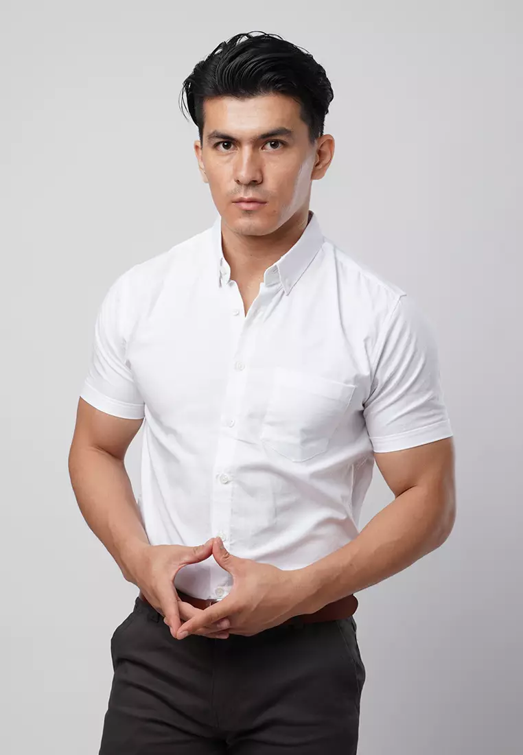 Super White Oxford SS Shirt