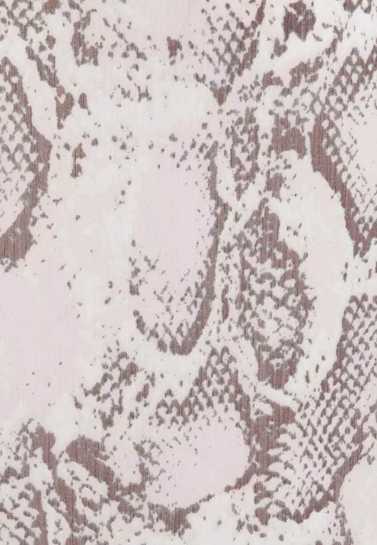 Mannuela Halter Neck Print Dress