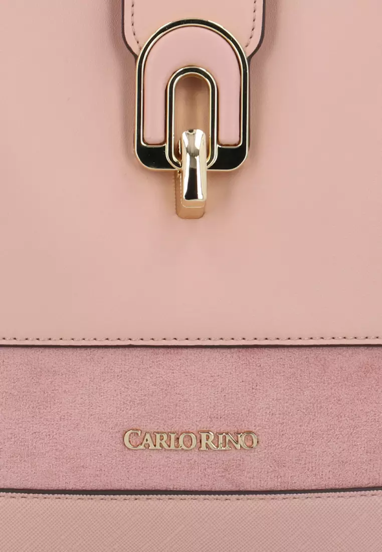 Buy Carlo Rino CR Noelle Top Handle Bag - Pink 2026 Online | ZALORA