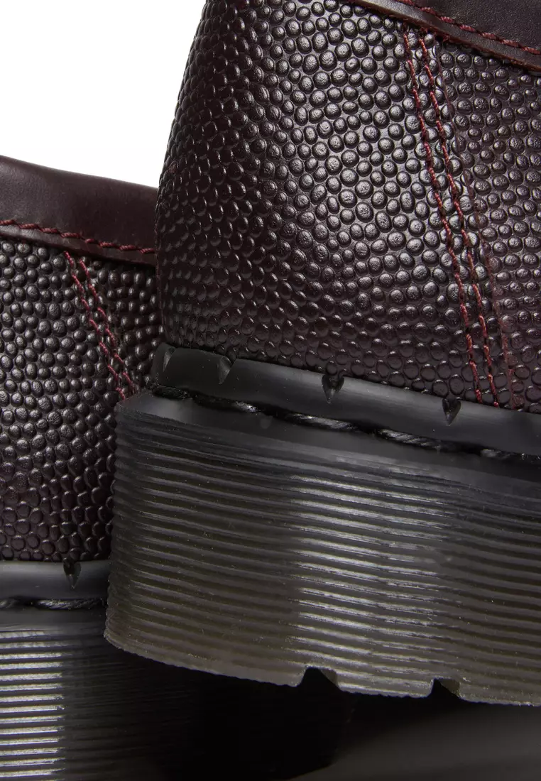 ADRIAN SNAFFLE PEBBLE GRAIN LEATHER KILTIE LOAFERS