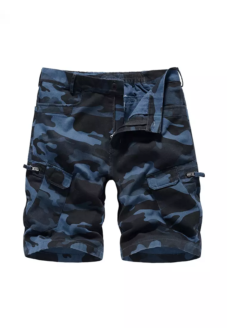 Navy sales camo shorts
