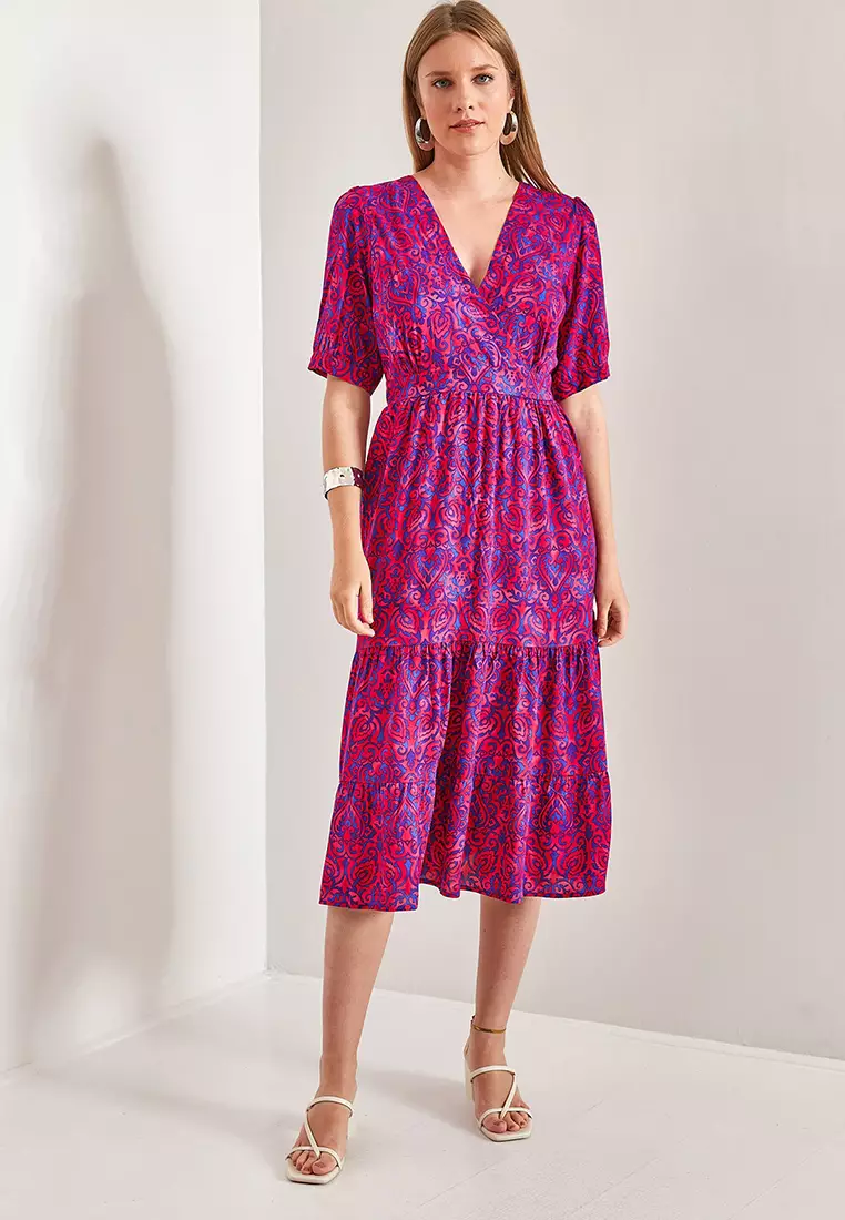 Viscose Midi Dress