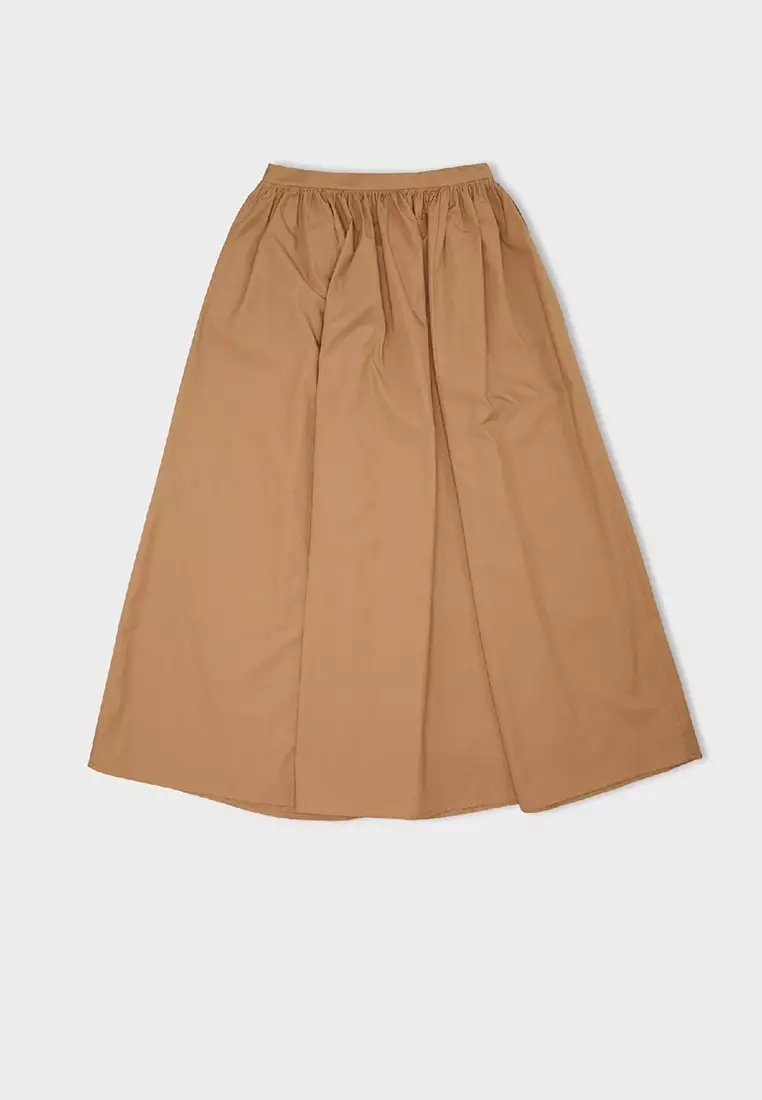 Pleated Midi Skirt