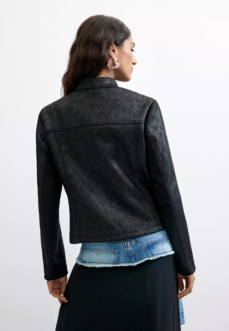 Faux Leather Jacket