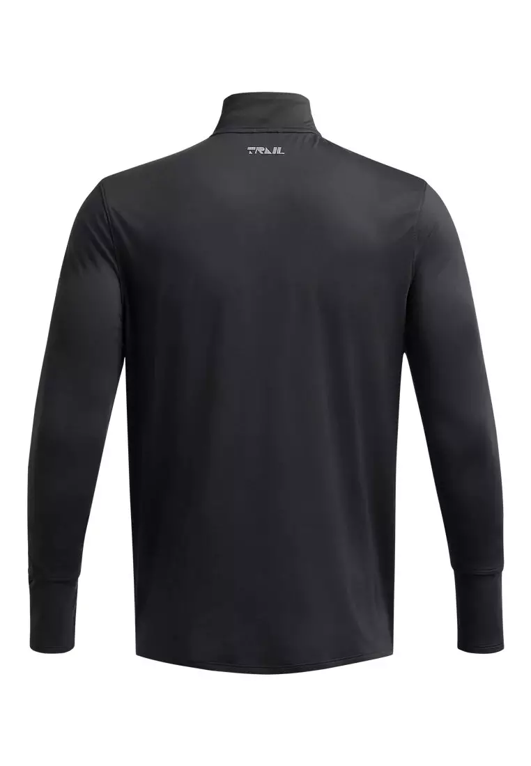 UA Launch Trail男士¼拉鍊上衣
