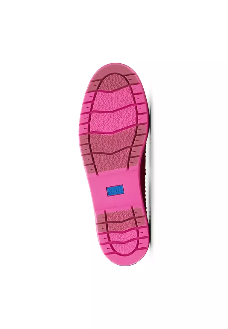 Womens' The Platform Lug Weatherized Oatmeal/Pink (WF68106)