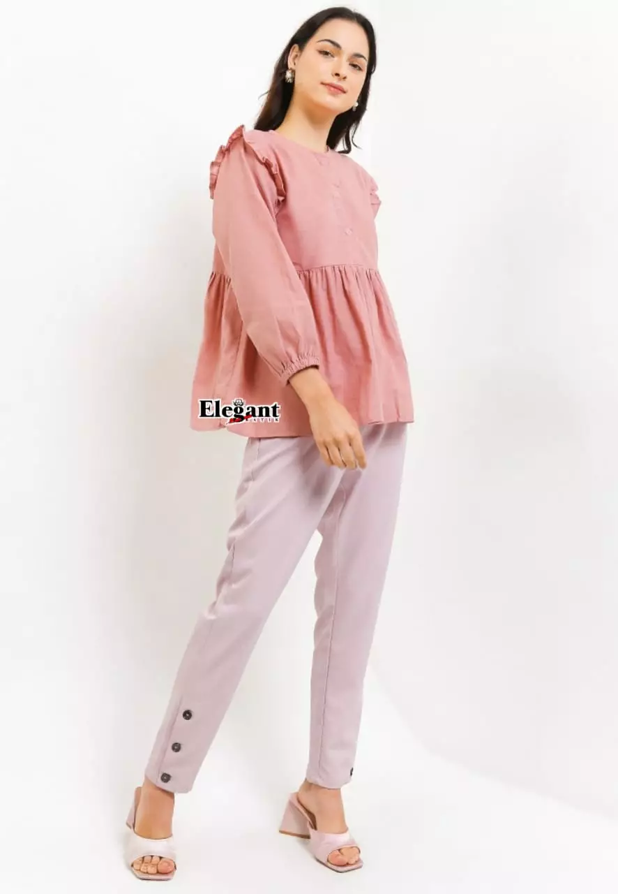 Alesha Blouse Oversize Lavender Pink