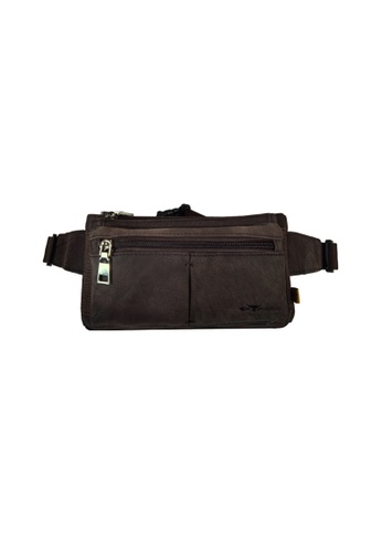 EXTREME brown Extreme Genuine Leather Waist Bag 4E2C0ACFC5C264GS_1