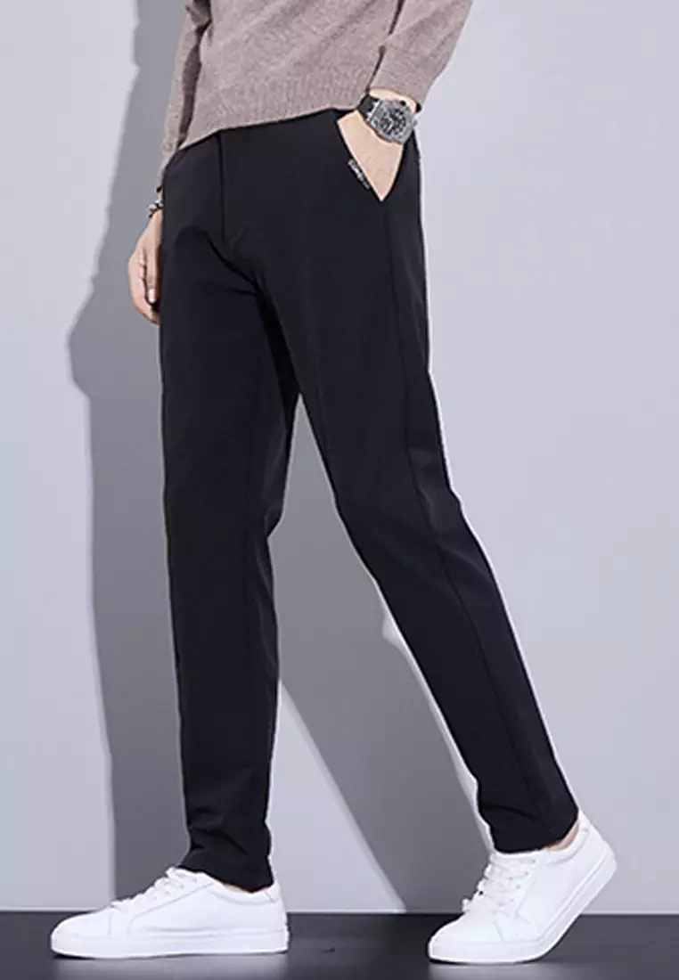 Elasticated Waist Slim Trousers