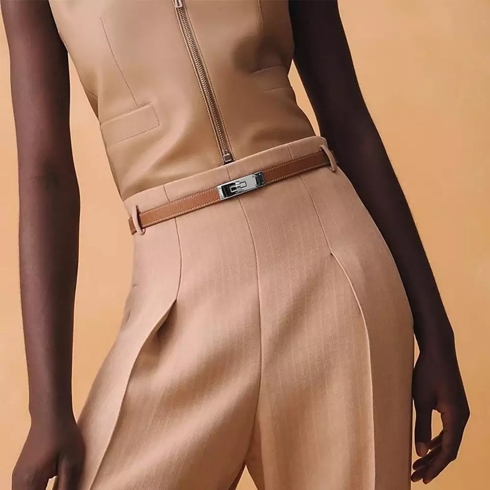 Kelly Epsom Belt 18mm Gold Phw