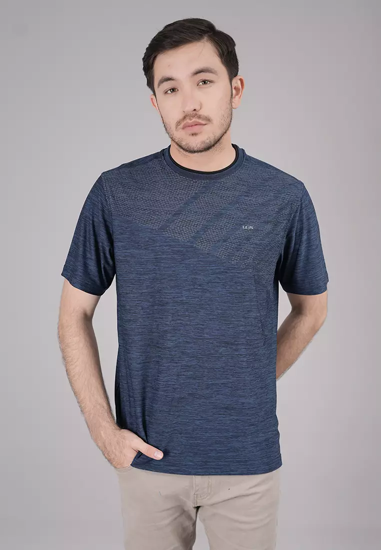 LGS - Kaos Olahraga Quick Dry - Regular Fit - Warna Variasi - Running - Tenis - Basket - Katun Nyaman