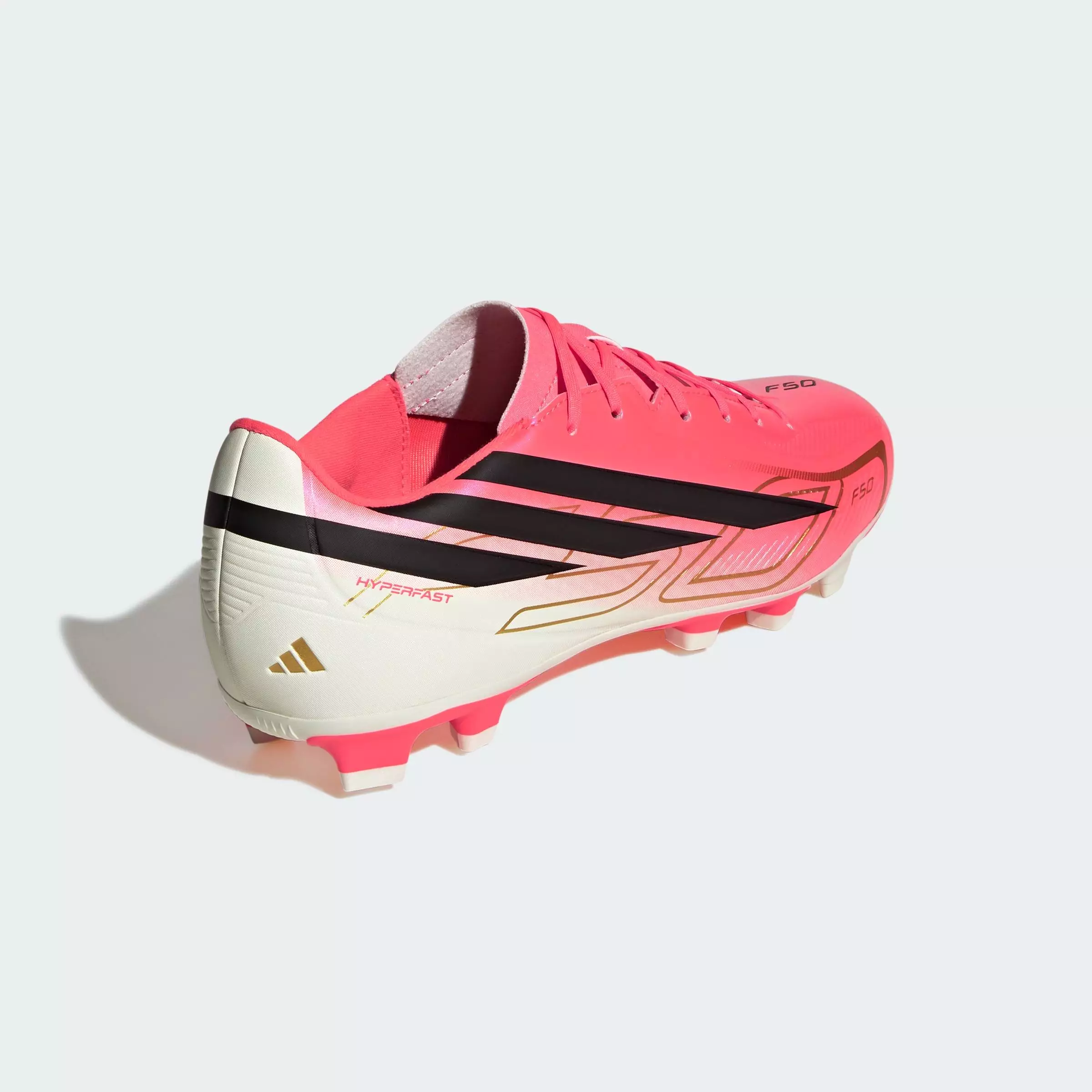 Football F50 HYPERFAST CLUB Firm Ground / Multi Ground Football Boots Unisex Pink IH9375