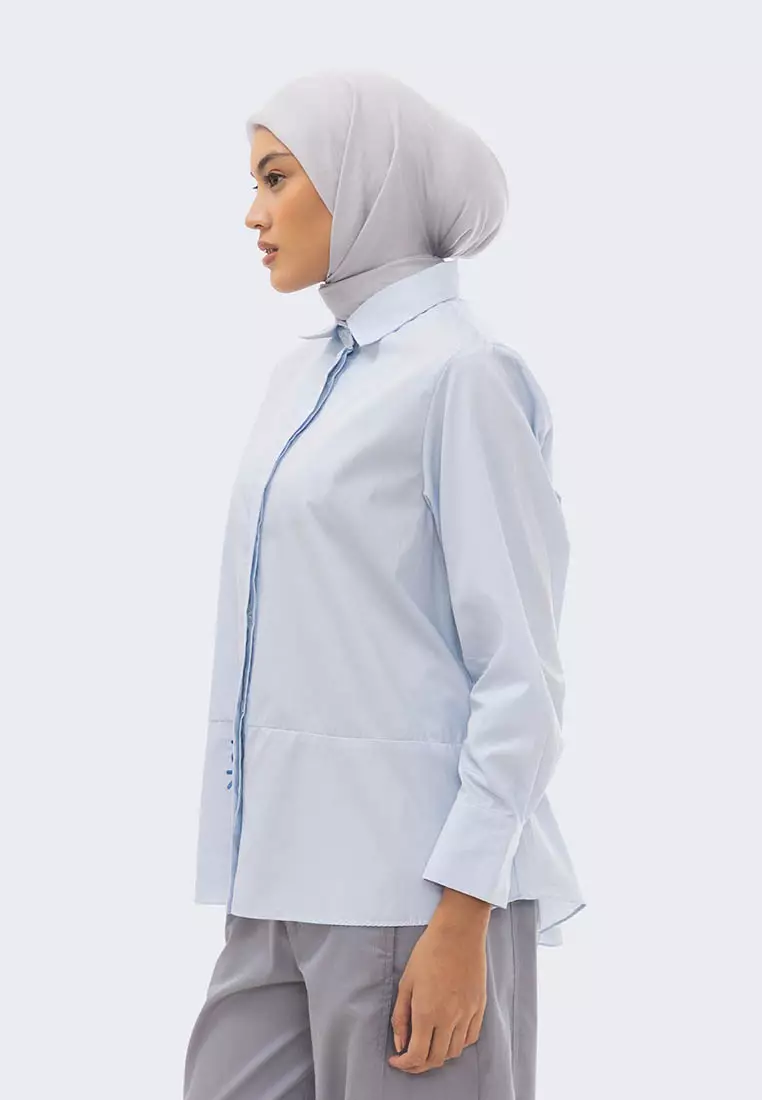 Ria Miranda Baby Blue Honey Shirt