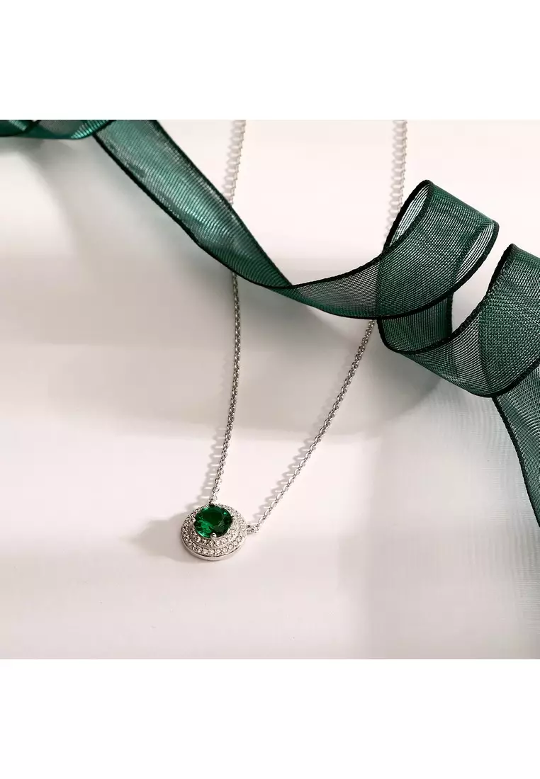 Morellato Tesori Eterni 40+5 cm Green Women's Silver 925 Necklace SAIW272