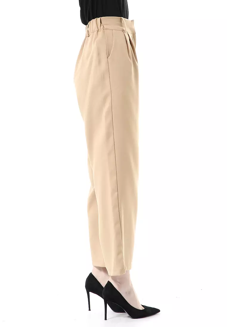 Adella Cullote Pants Bawahan Wanita Premium Quality - Cream