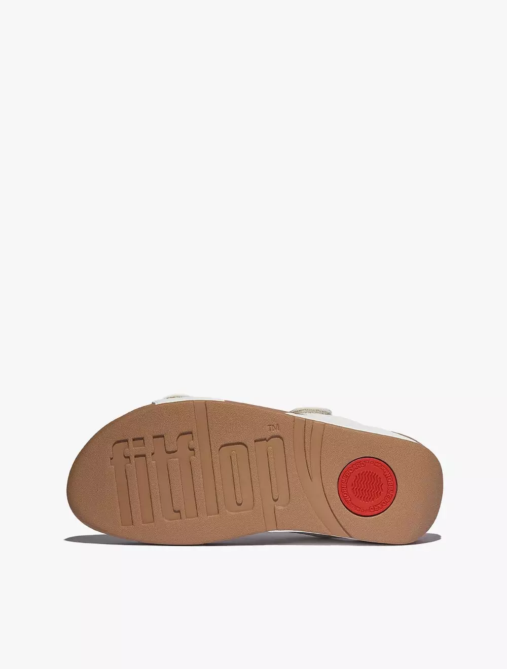 Fitflop Lulu Adjustable Leather Back-Strap Sandals - Urban White