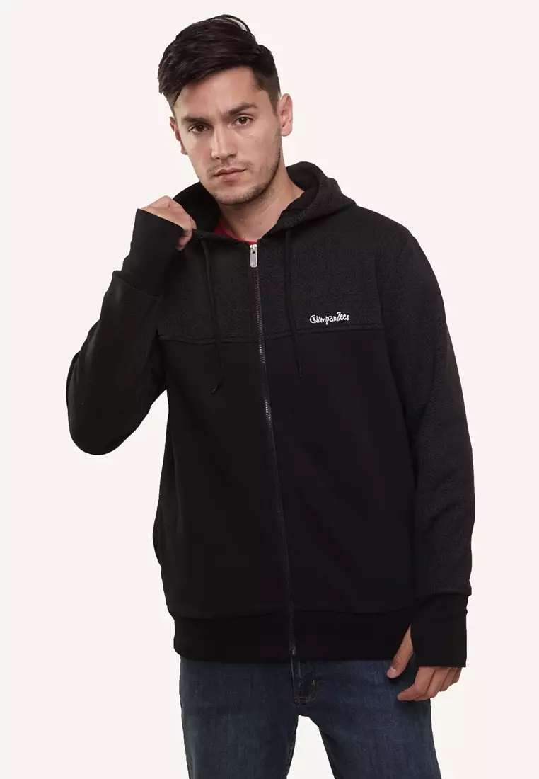 Jual Chimpanzees Fur Zees Zip Hoodie Original 2025 ZALORA