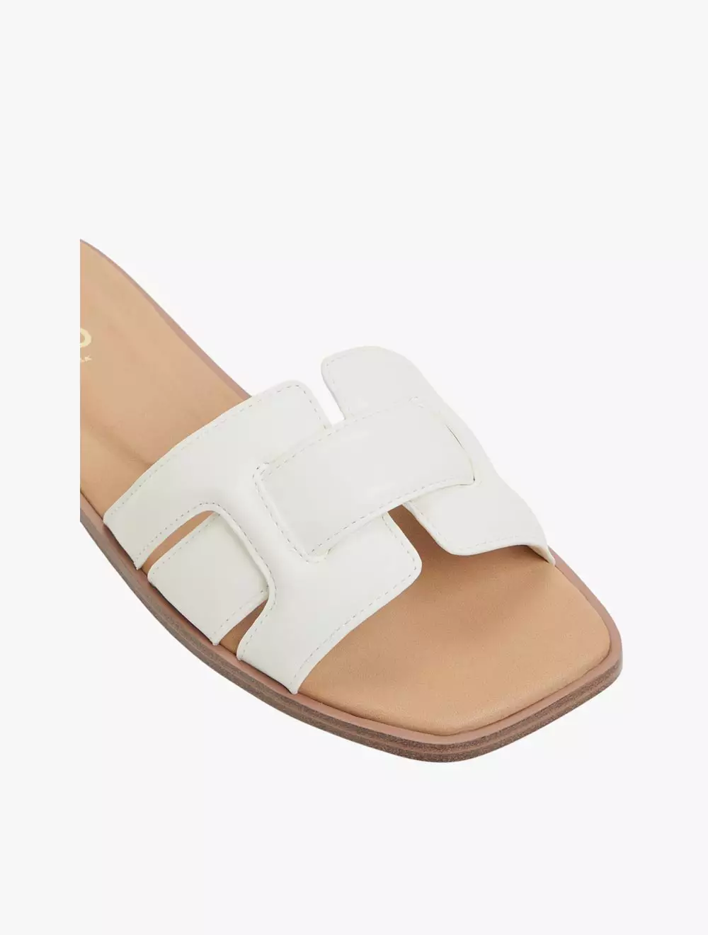 Aldo Eleny Flat Sandals - White