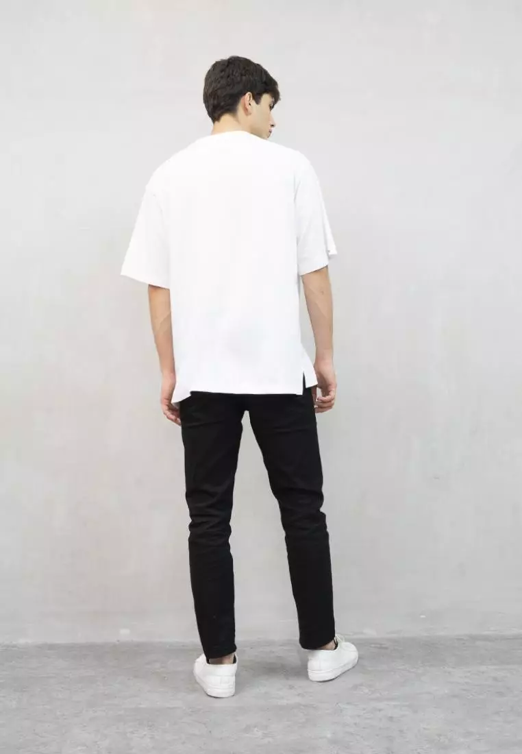 kaos oversized pria PUTIH polos wanita oversize shirt