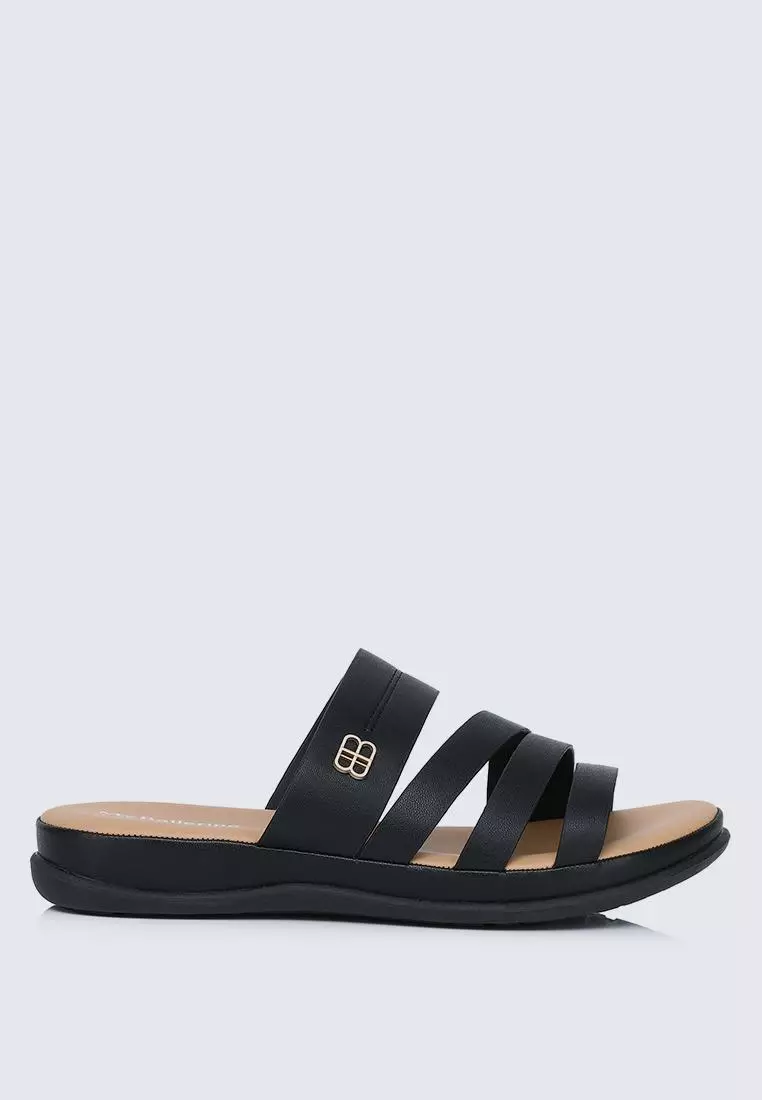 Discount on My Ballerine  shoes - SKU: My Ballerine Walk Lite Comfy Sandals In Black