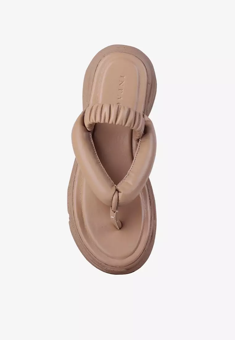 INPACA Berlin Puffy Thong Sporty Sandals