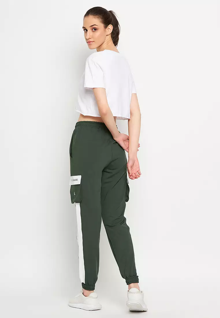 Green Essential Workout/Running Jogger Pants