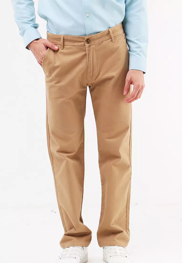 Regular Straight Chino Pants