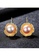 SUNRAIS gold Premium color stone golden flower earrings 641CCACEE6000FGS_3
