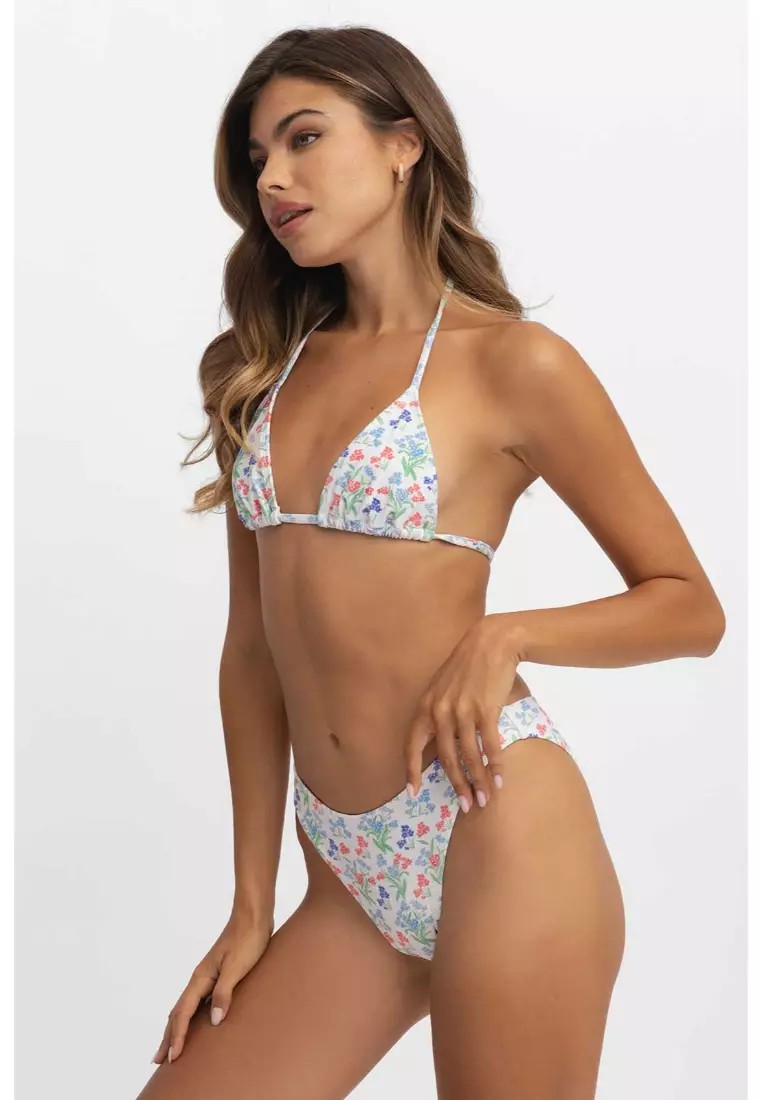 Lydia Classic Medium Bikini Bottoms / Forget Me Not