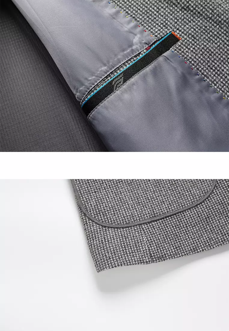 Non Iron Plaid Suit Jacket LB6670