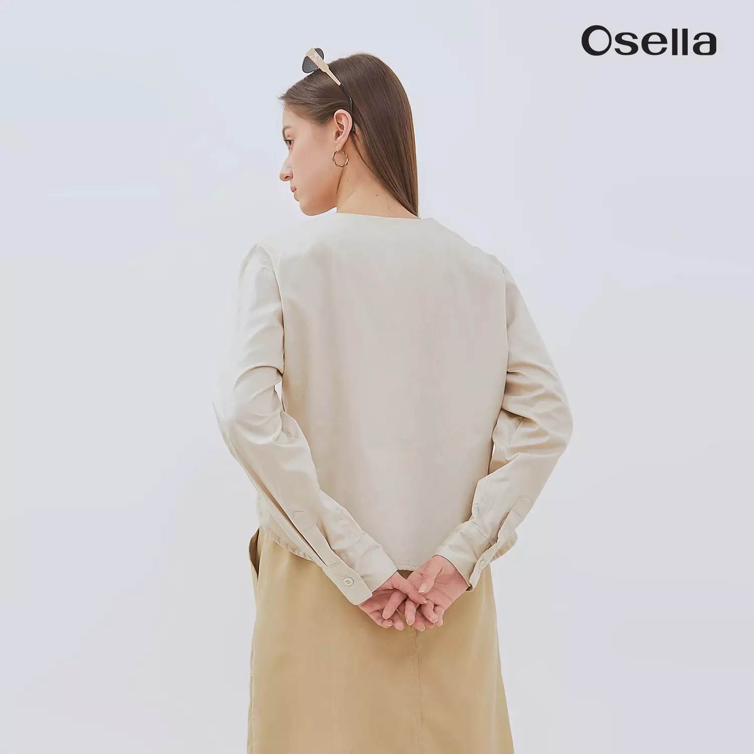 Jual Osella Osella Zora Double Pocket Shacket 2162660138 | Outer Lengan ...