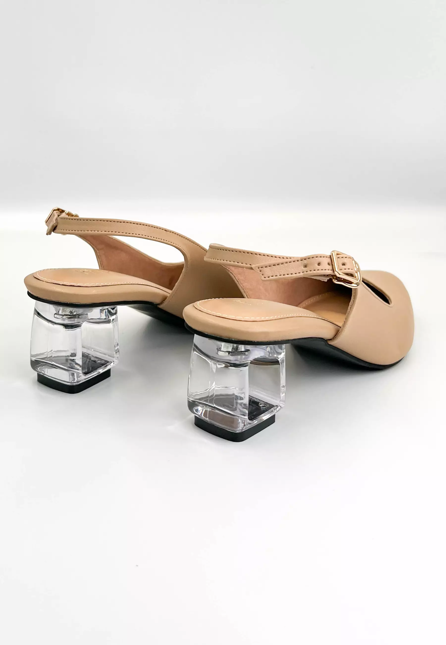 PATRIS Briana Mules Wanita Heels / Hak Kaca 5 Cm