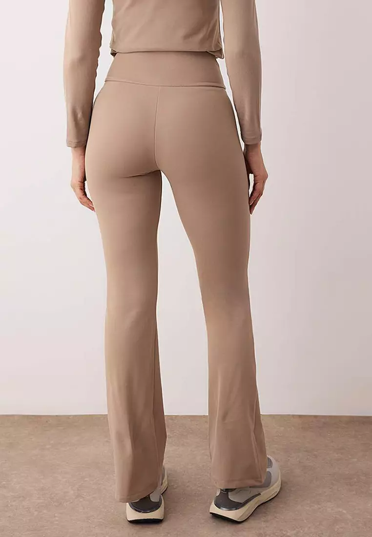 Mink Brushed Scuba Leggings Sports Tights