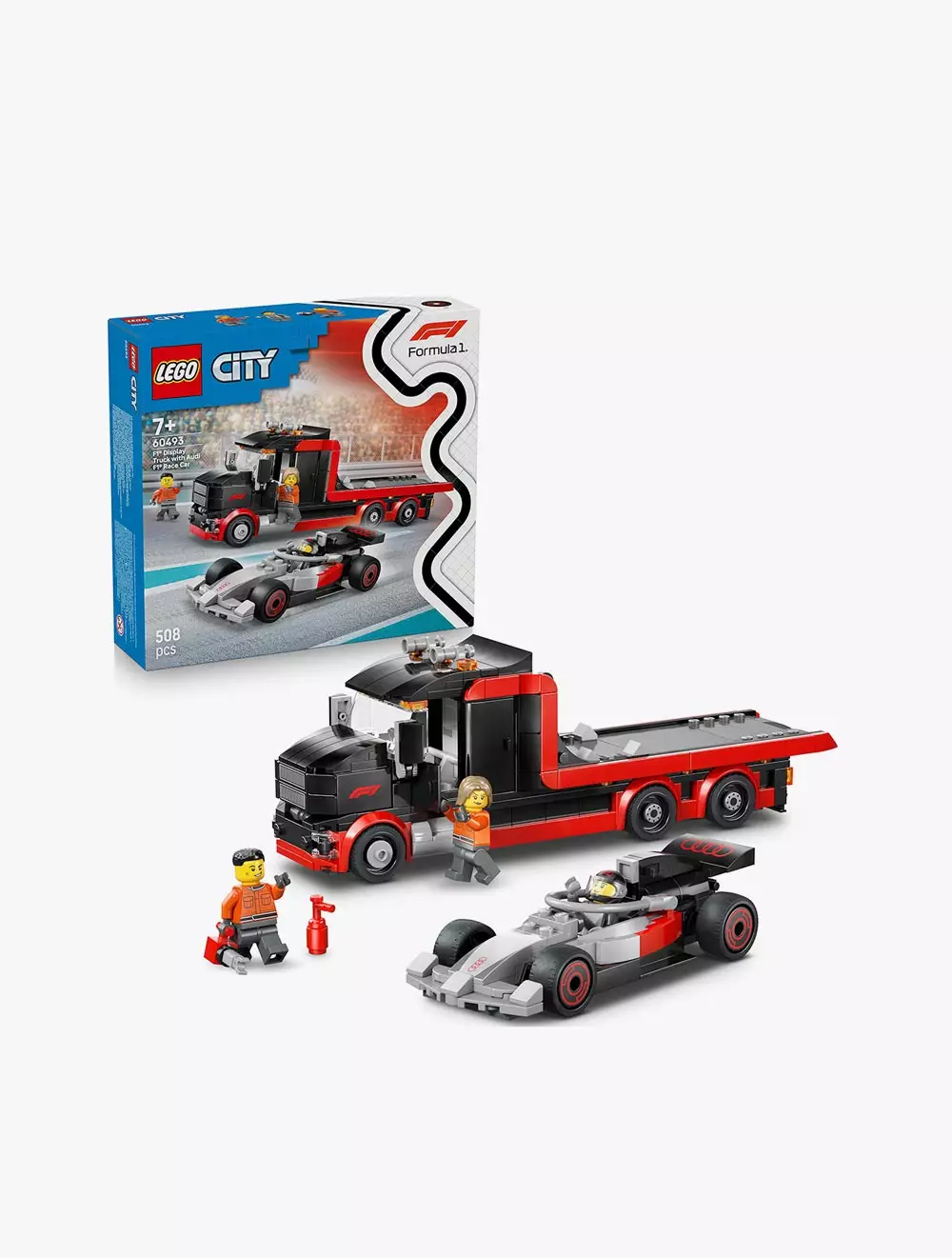 LEGO® City F1® Display Truck with Audi F1® Race Car - 60493