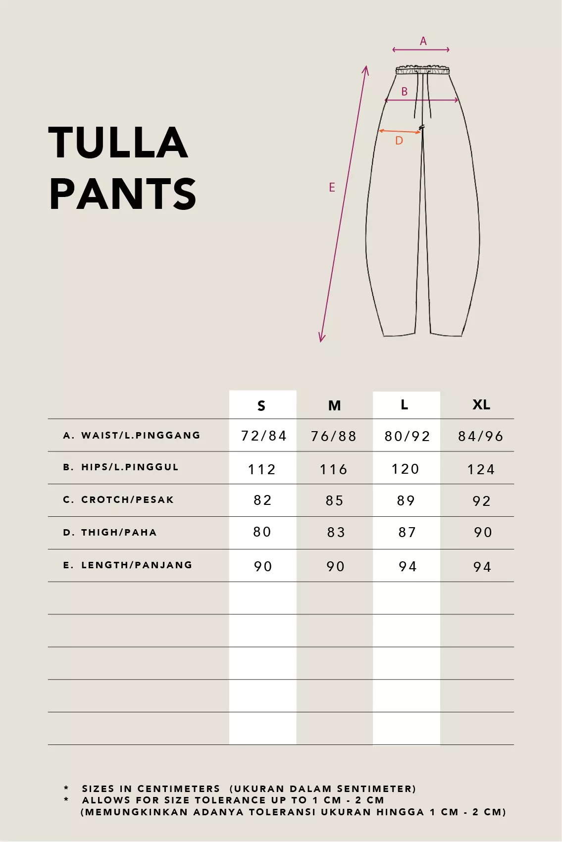 Kami Tulla Barrel Pants Navy