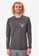 Rip Curl black and pink Fade Out Icon Long Sleeves Tee C8748AA55A2161GS_1