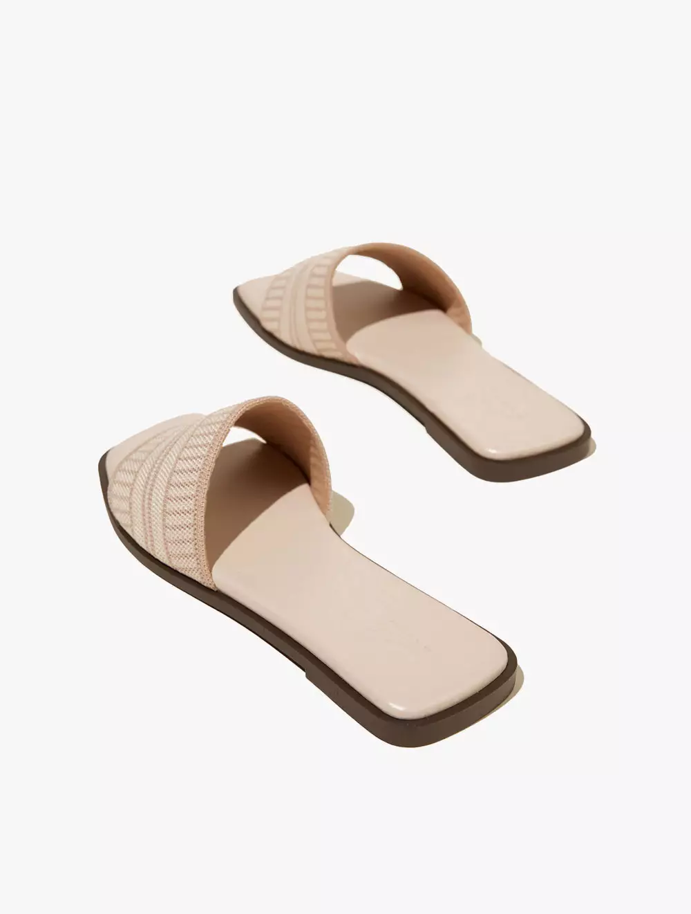 Rubi -  Sepatu Wanita  - Sicily Single Vamp - Stone/Taupe Woven