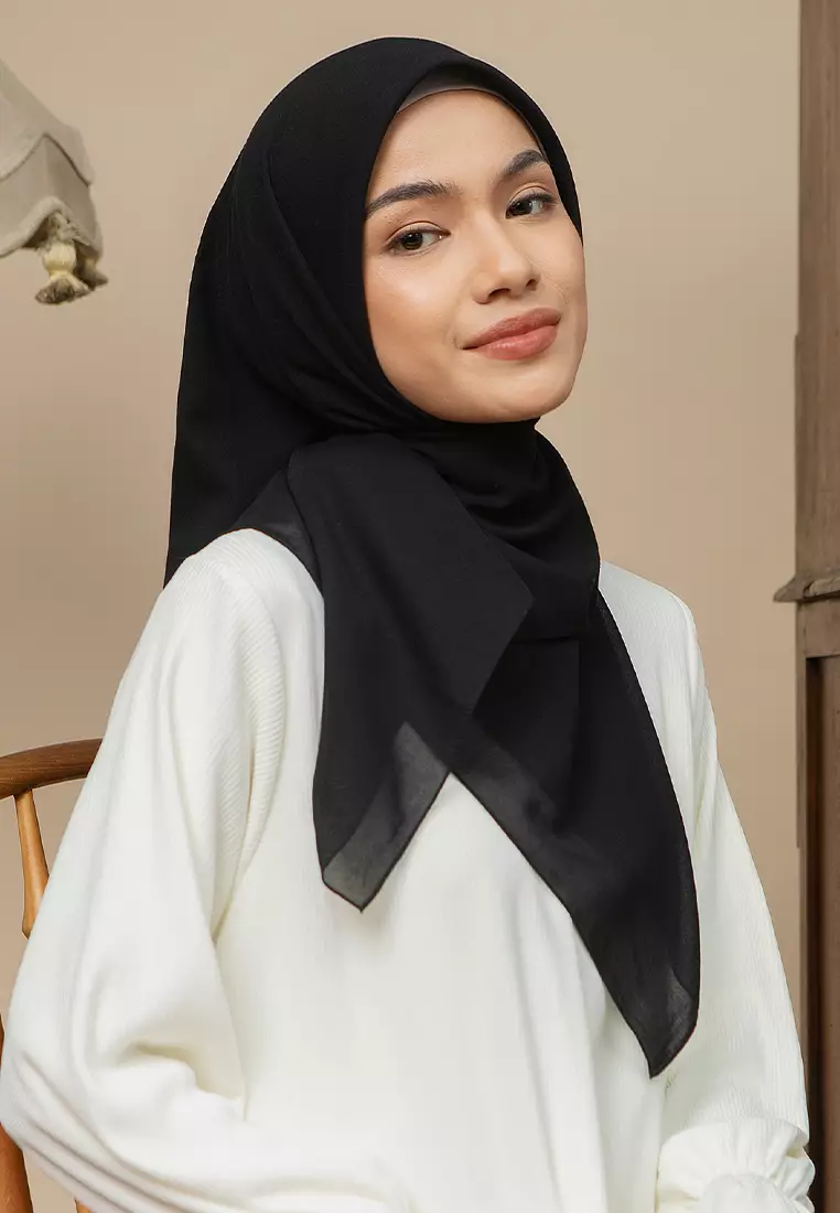 Nala Voal Square Black