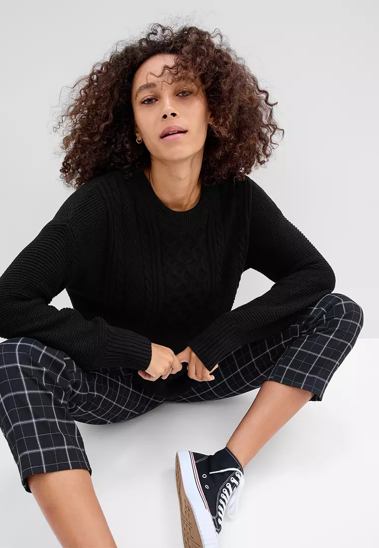 Buy GAP Cable-Knit Crewneck Sweater 2023 Online | ZALORA Philippines