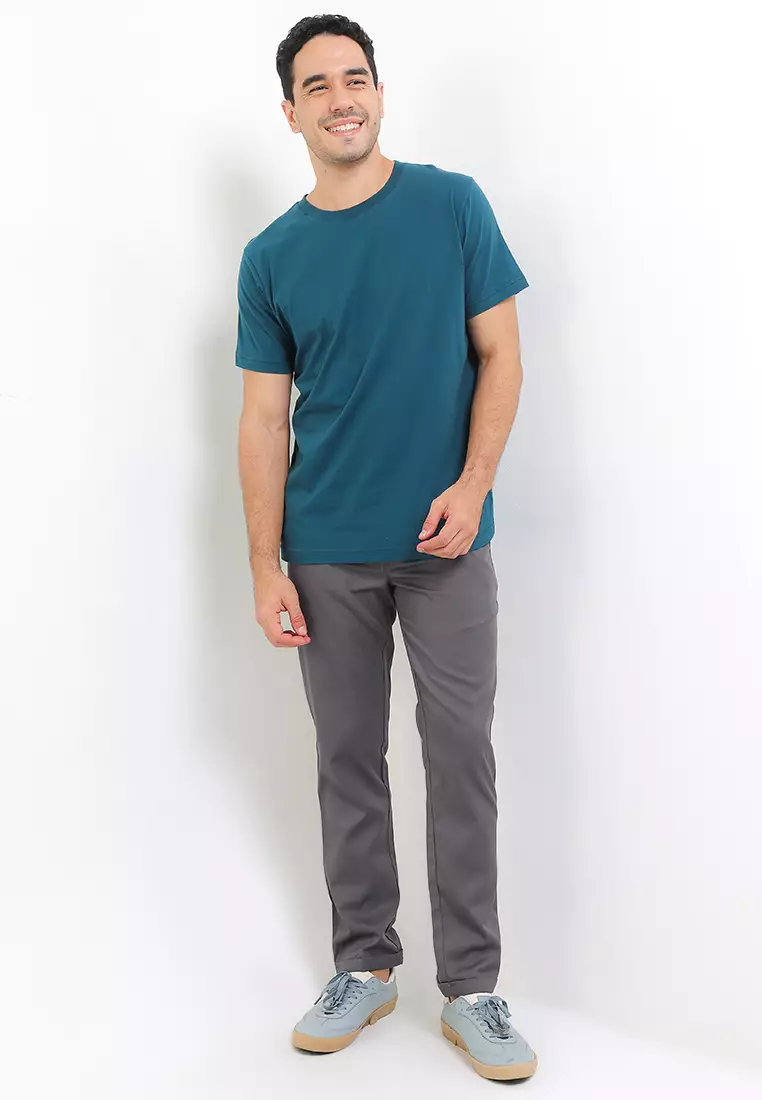 Round Neck Basic Short Sleeves Tee