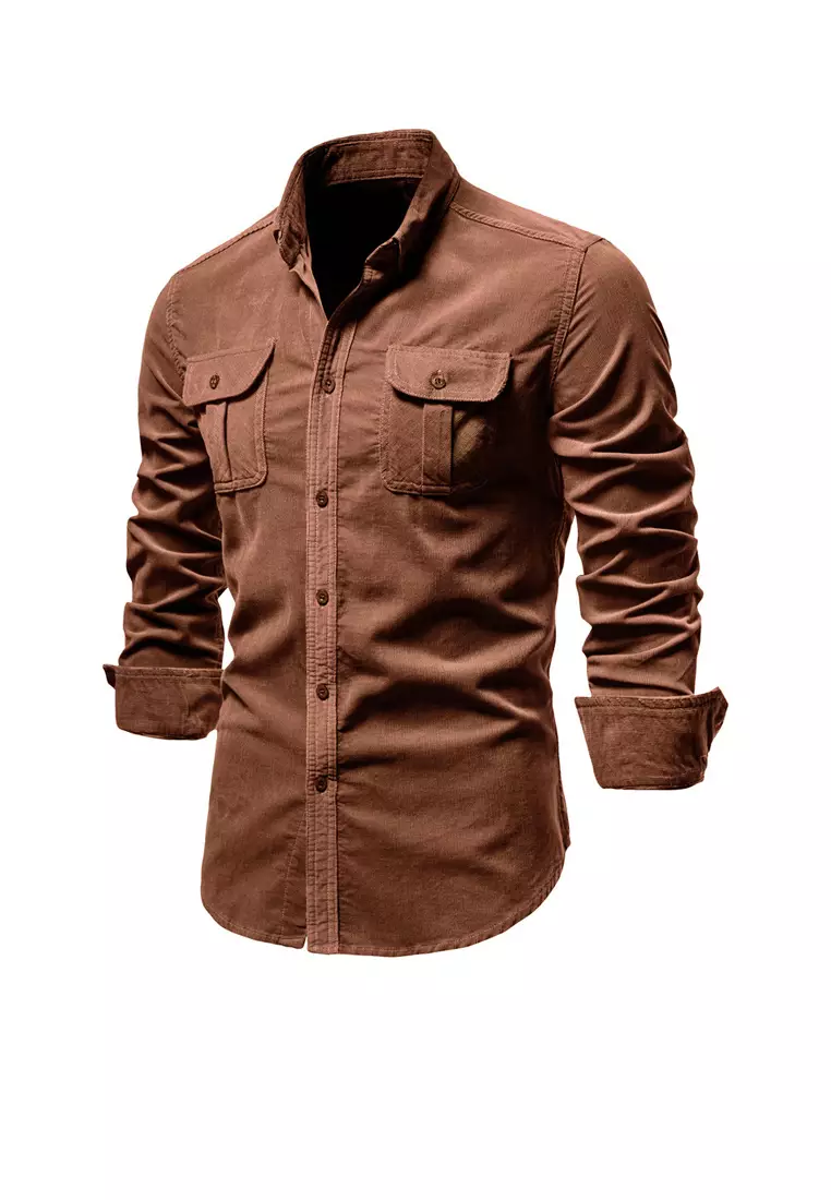 Slim-fit Corduroy Shirt AX19028