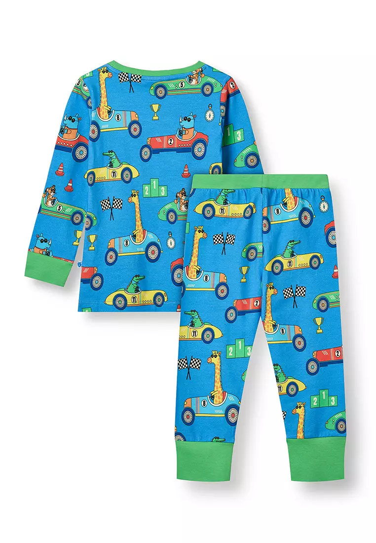 Nightwear set with race cars